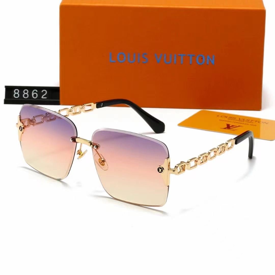 8 Colors Fashion Square Frame Polarized Sunglasses