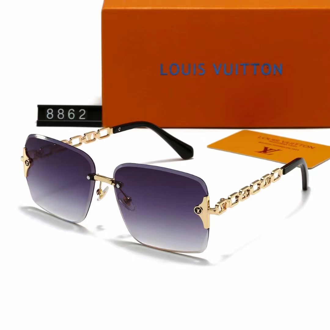 8 Colors Fashion Square Frame Polarized Sunglasses