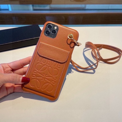 Card Holder Phone Case Card Insert with Crossbody Lanyard