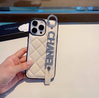 Diamond Letter Wristband Phone Case