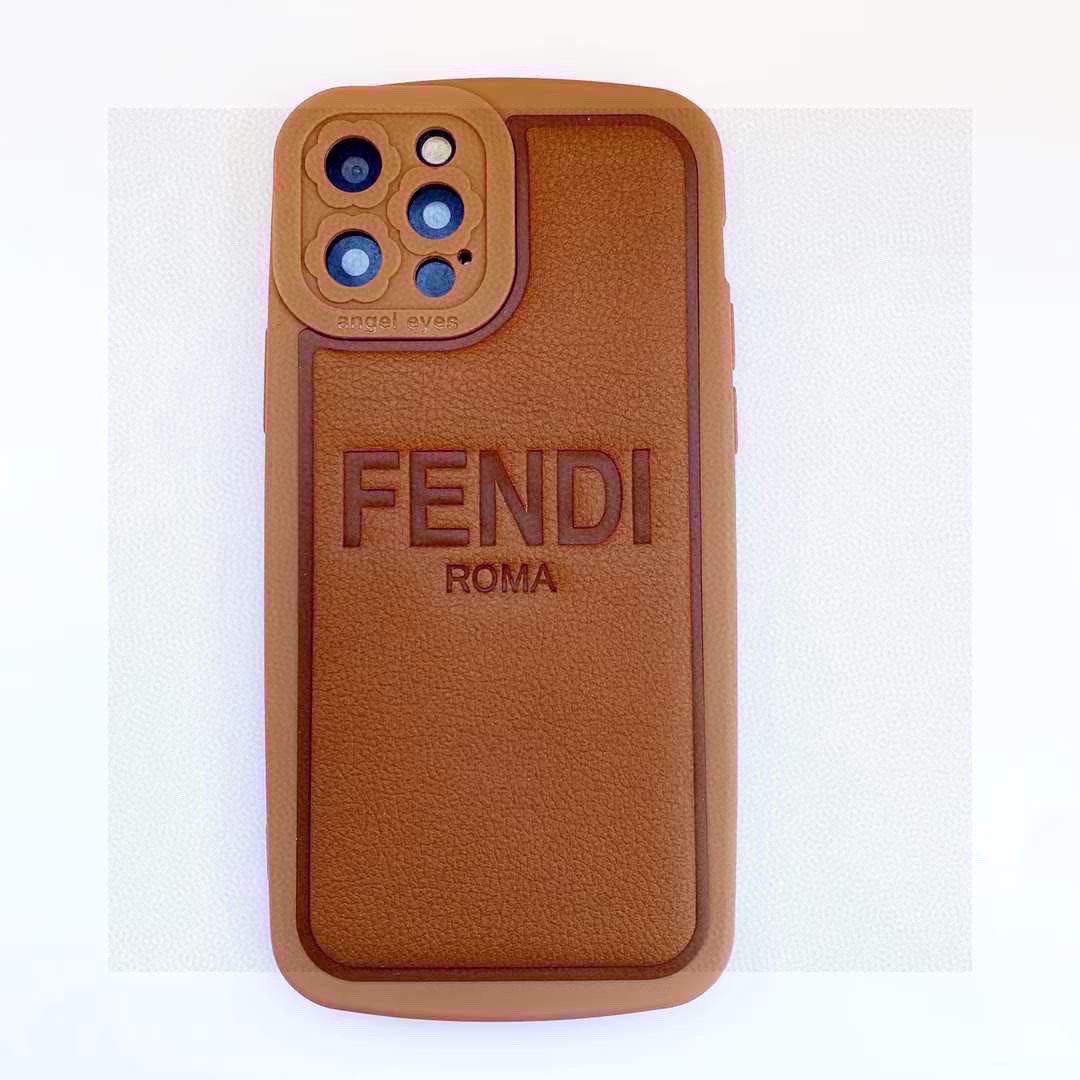 Embossed leather full cover mobile phone case