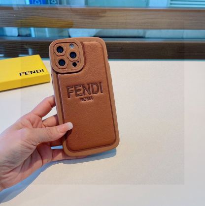Embossed leather full cover mobile phone case