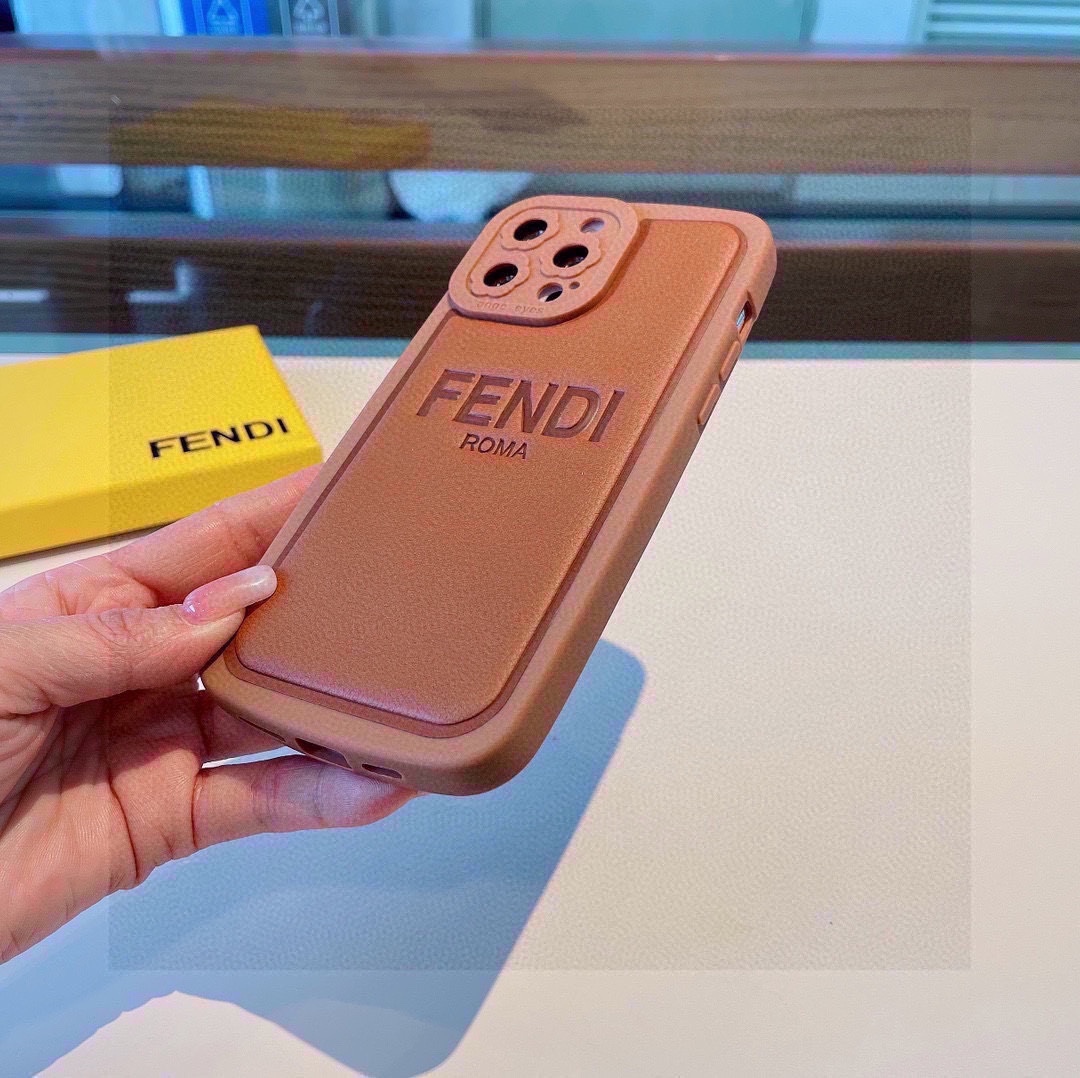 Embossed leather full cover mobile phone case