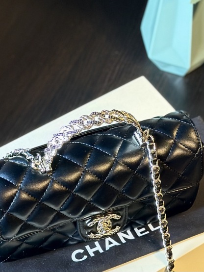 Lambskin Quilted Mini Rectangular Flap Bag
