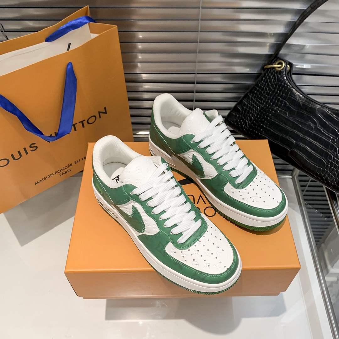 Air Force 1 Low "Virgil Abloh - White/Green" sneakers