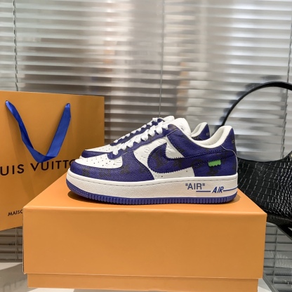 Air Force 1 Low "Virgil Abloh - White/Blue" sneakers