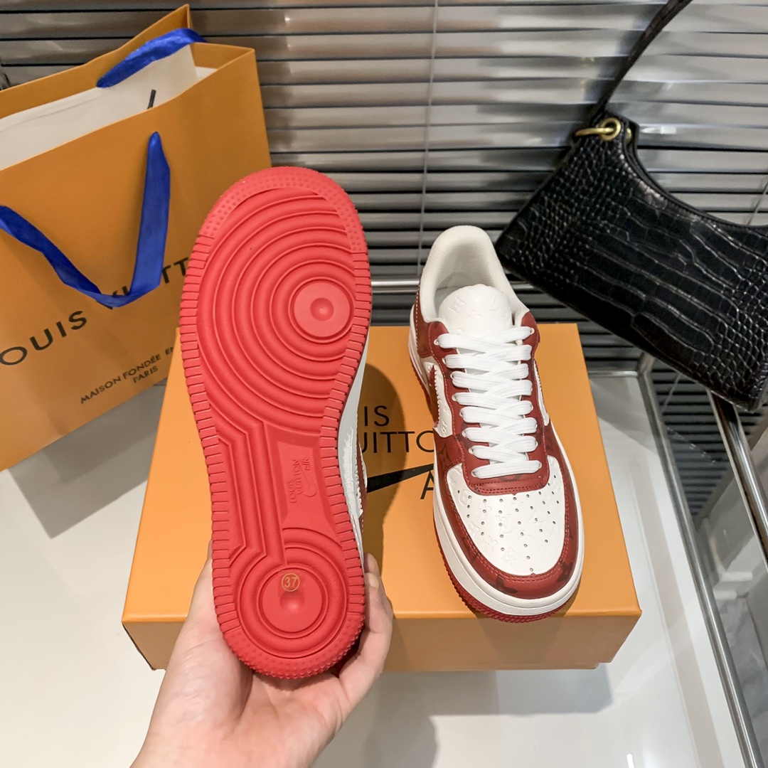 Air Force 1 Low "Virgil Abloh - White/Red" sneakers