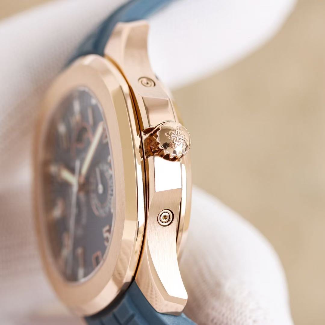 Patek Philippe Aquanaut Watch 40MM Blue Arabic Numerals Dial