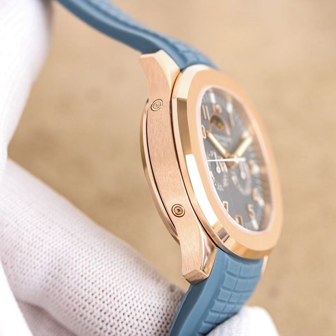 Patek Philippe Aquanaut Watch 40MM Blue Arabic Numerals Dial