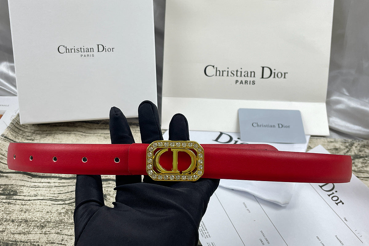 6 Colors luxury rhinestone plain belt
