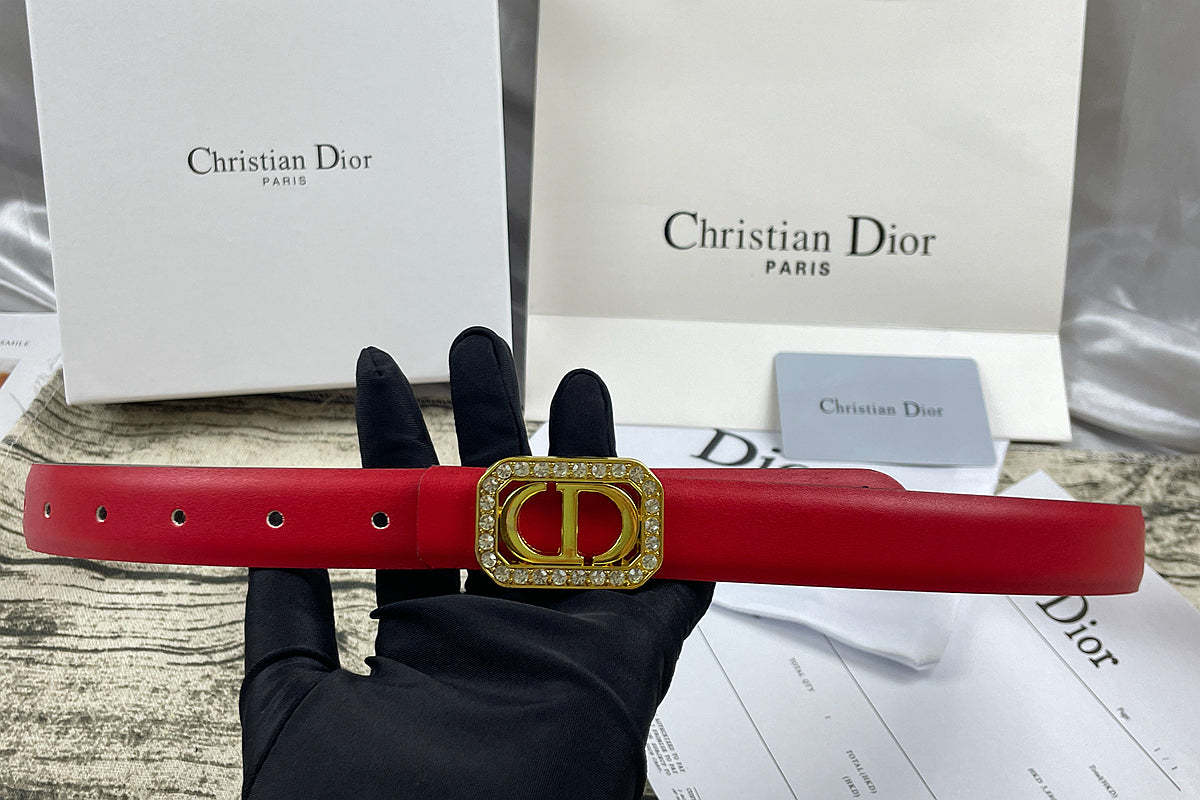 6 Colors luxury rhinestone plain belt
