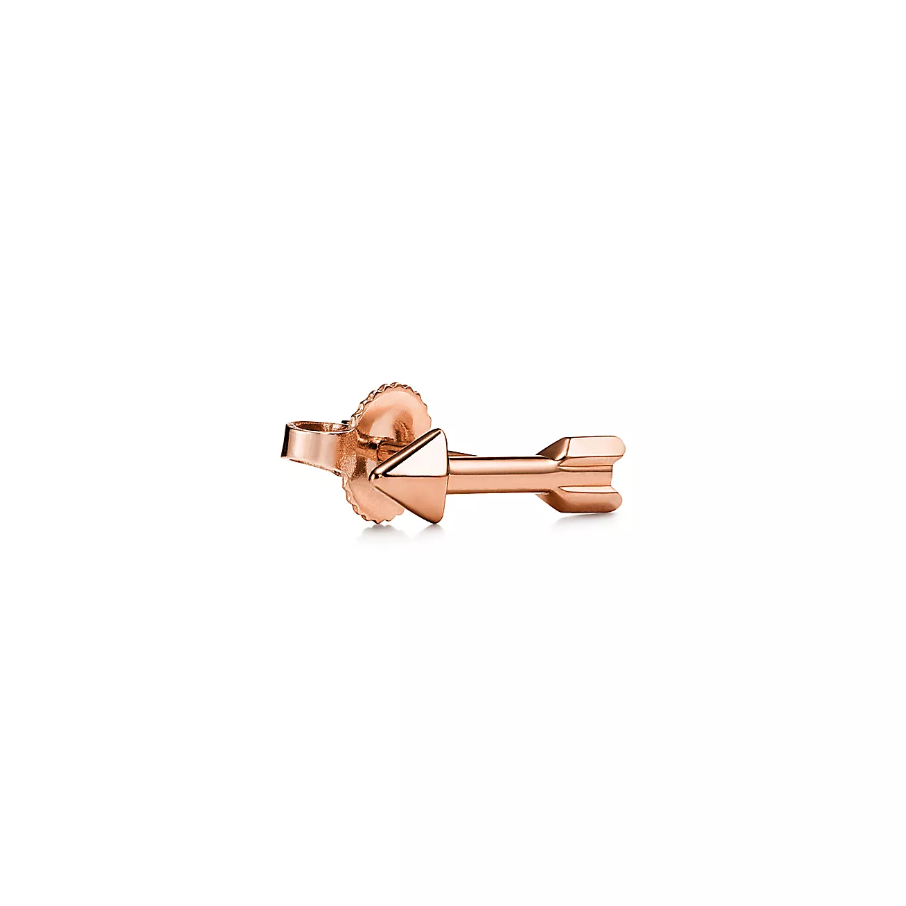 Return to 庐 Lovestruck Heart Tag & Arrow Earrings in Silver and Rose Gold