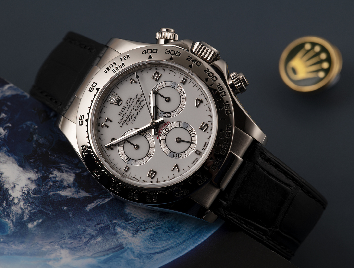 Daytona White Gold 116519