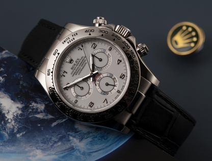 Daytona White Gold 116519