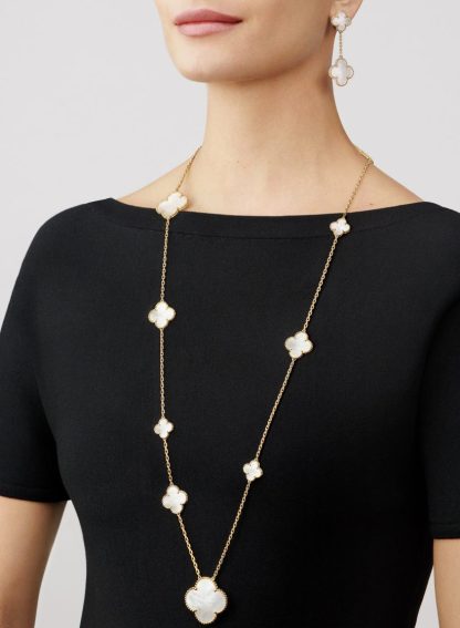 Magic Alhambra long necklace, 11 motifs