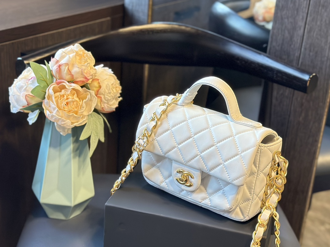 Mini Flap Bag with Top Handle