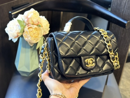 Mini Flap Bag with Top Handle