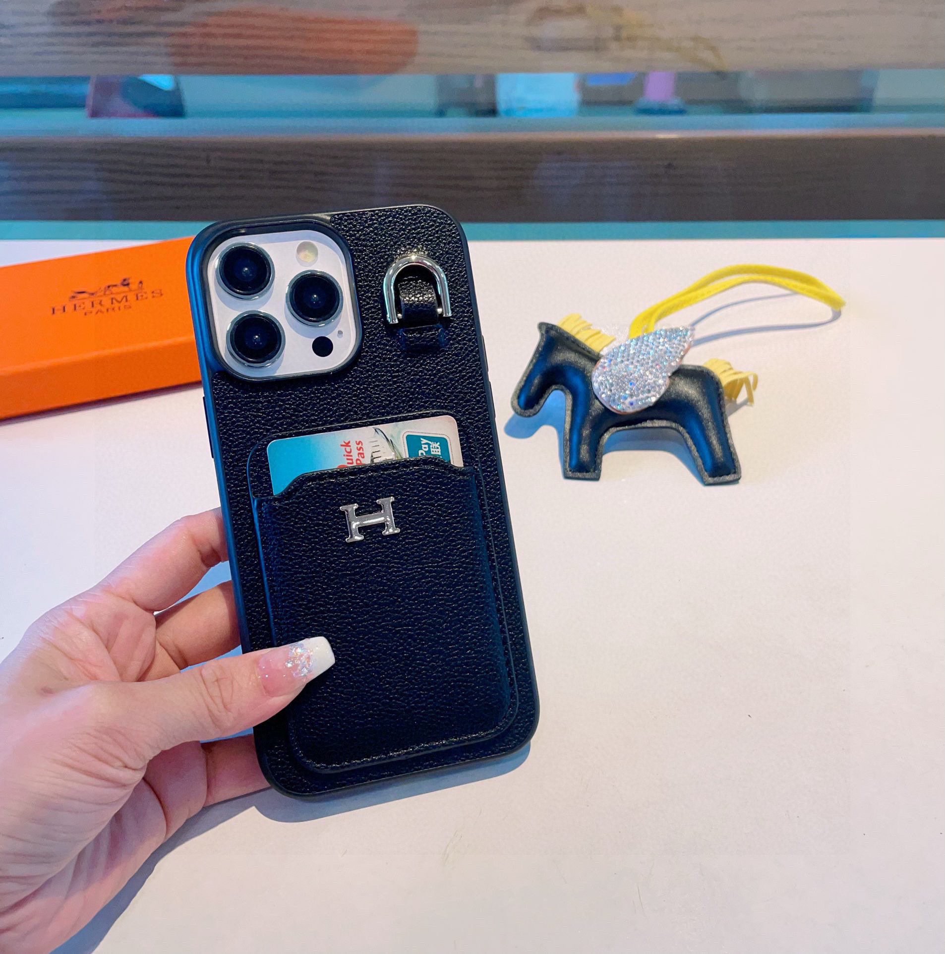 2 in 1 card holder phone case