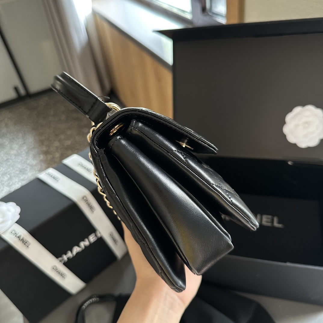 Flap Bag with Top Handle