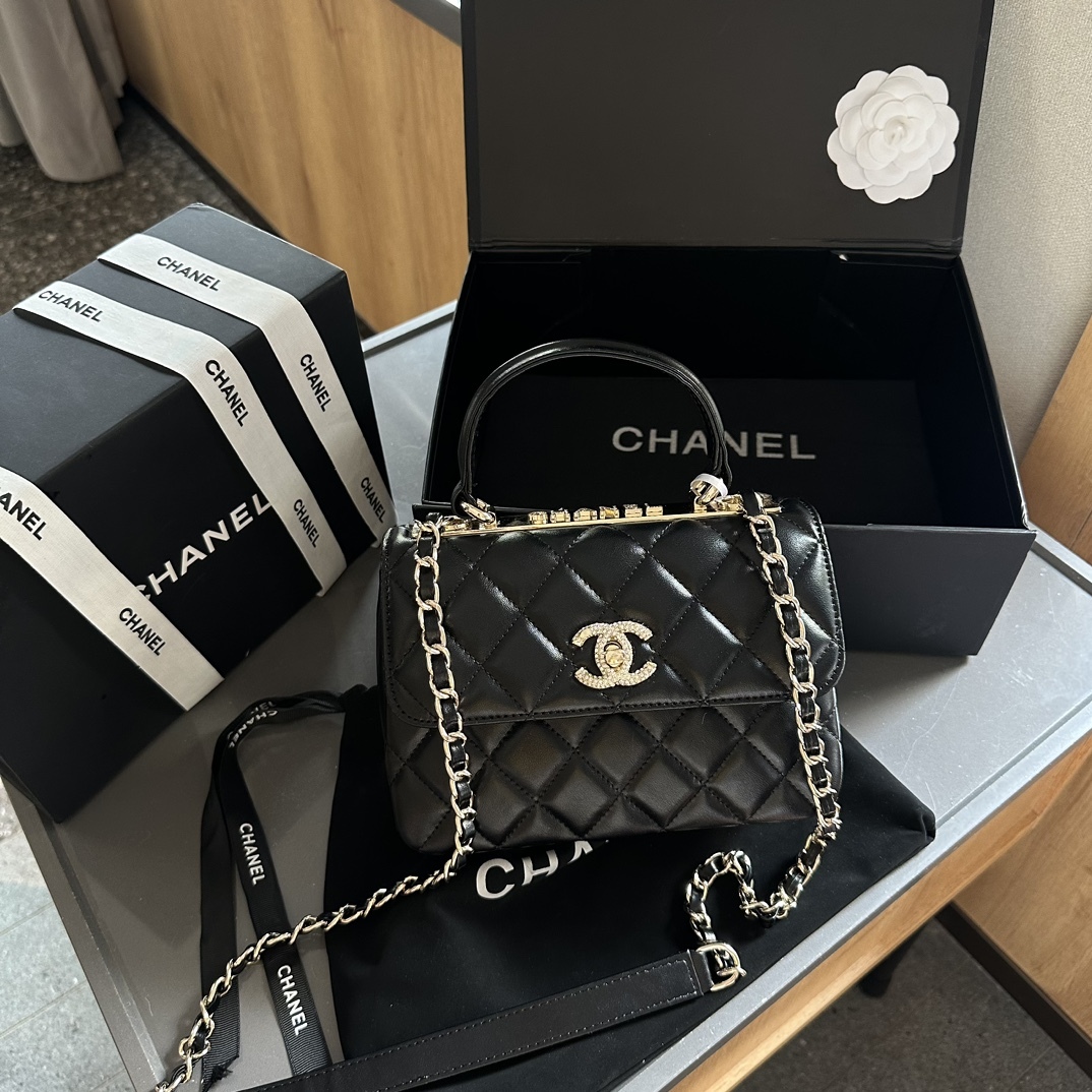 Flap Bag with Top Handle