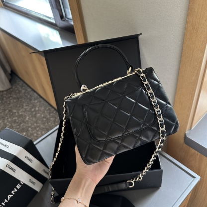 Flap Bag with Top Handle