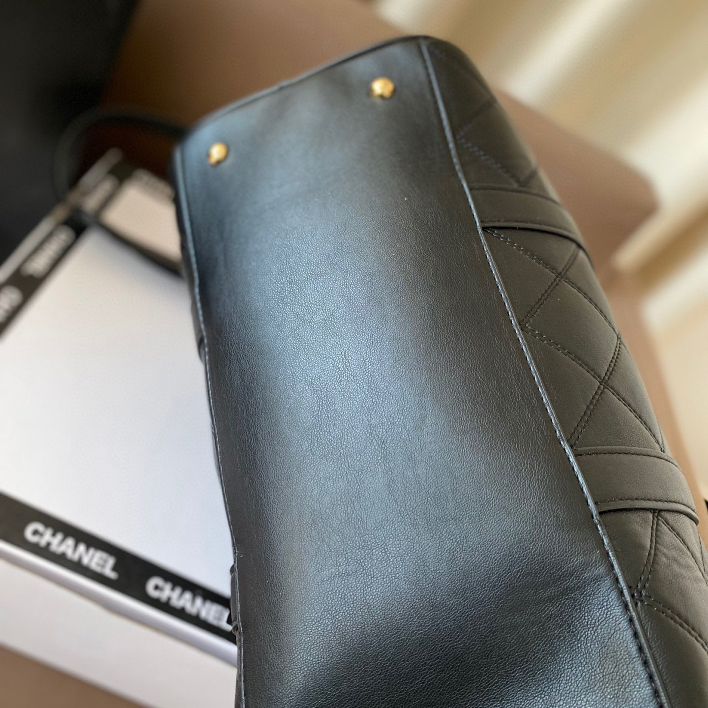 Diamond Quilted Two-Way Tote