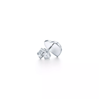 Return to 庐 Love  Blue庐 Heart Earrings in Silver, Mini