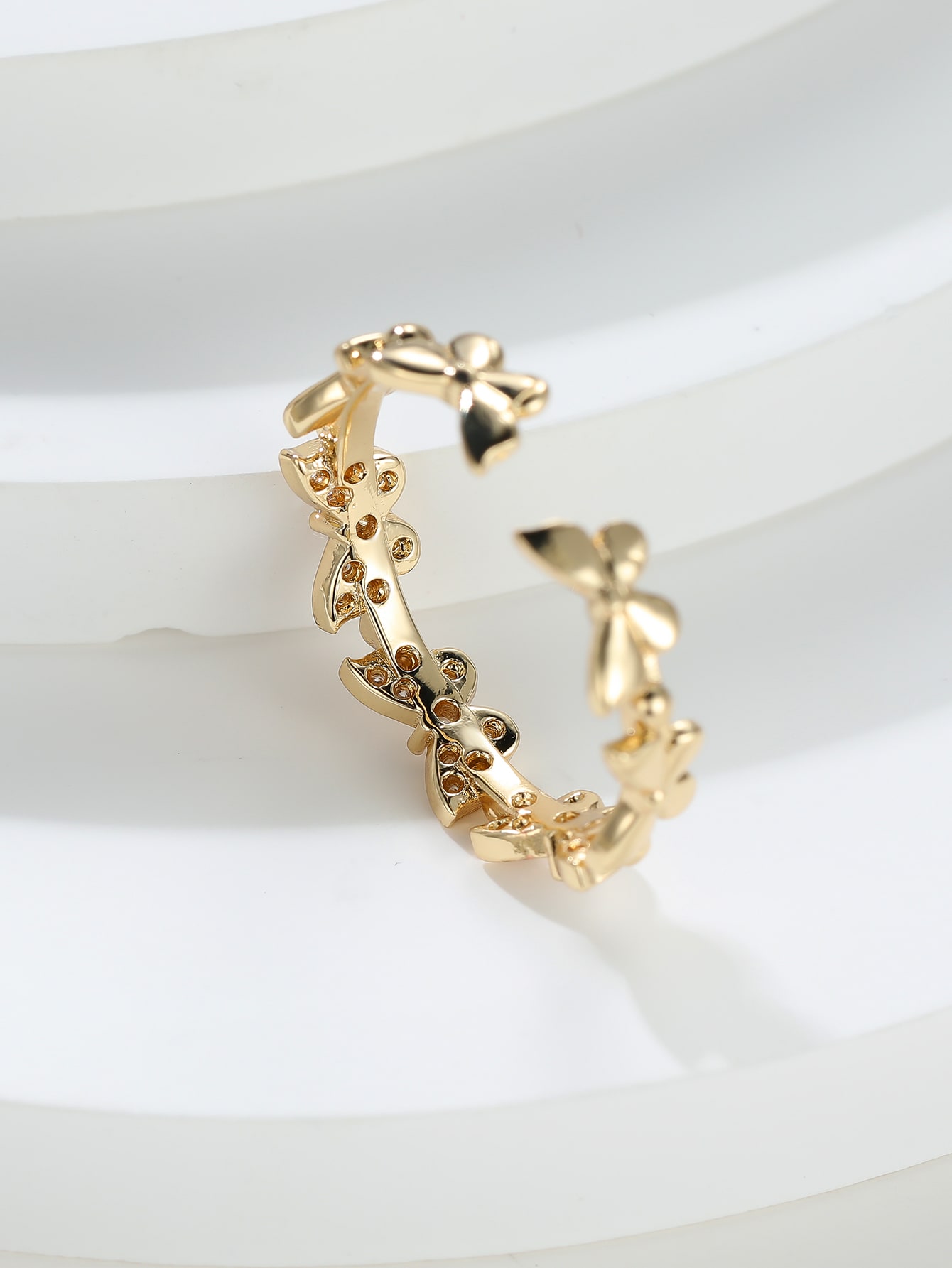 Butterfly Decor Cuff Ring