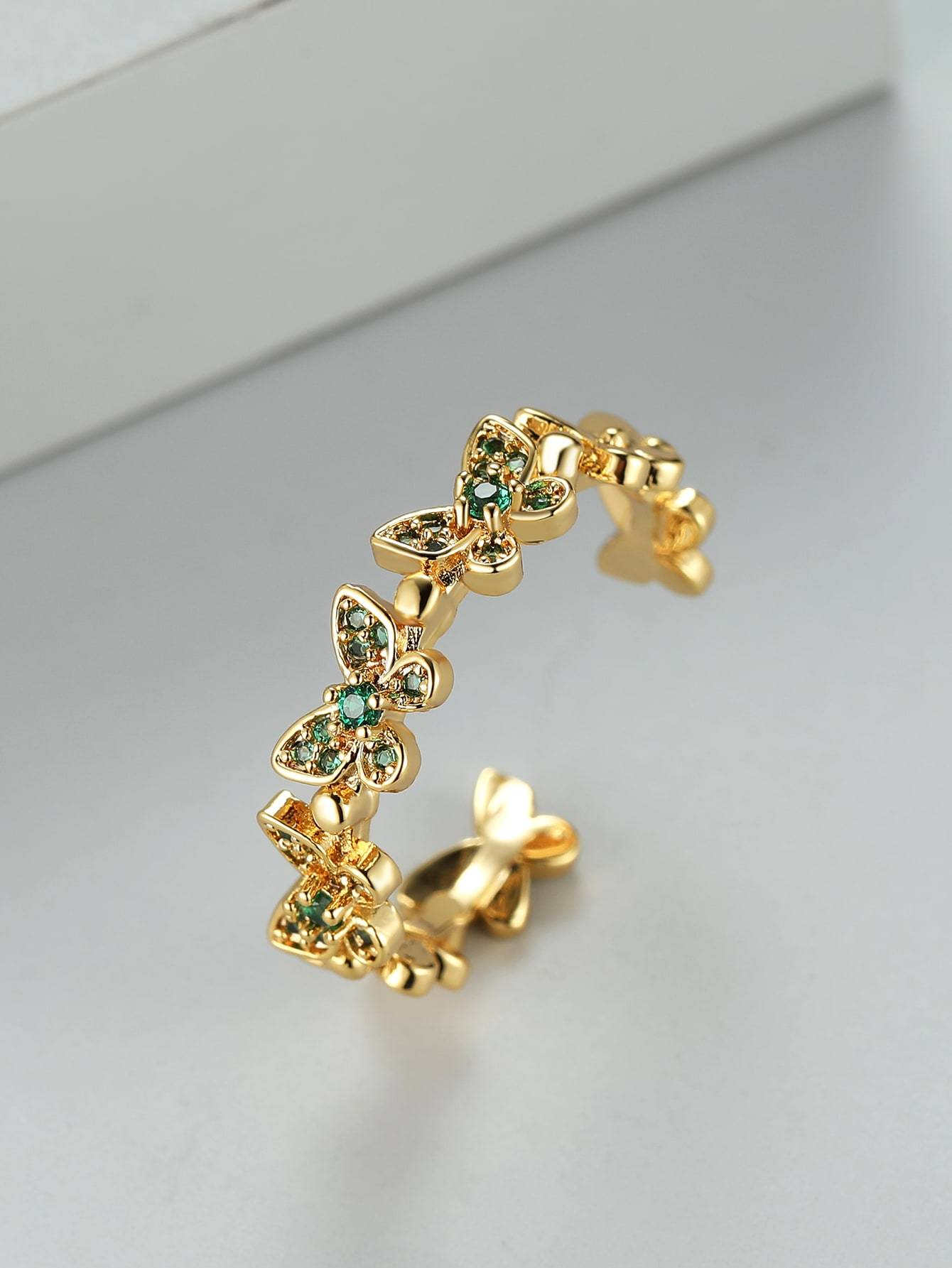 Butterfly Decor Cuff Ring