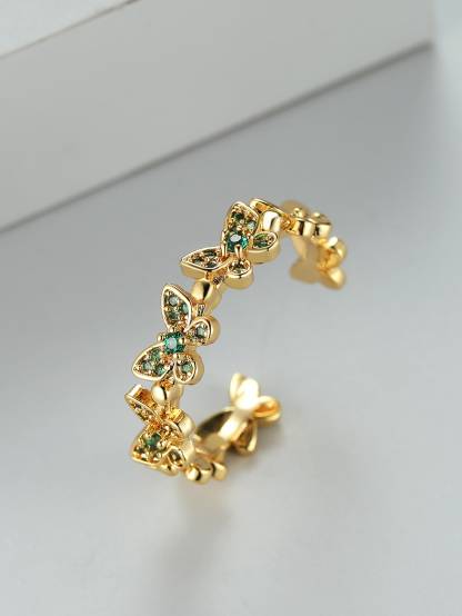 Butterfly Decor Cuff Ring