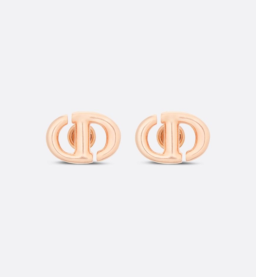 CD Navy Stud Earrings