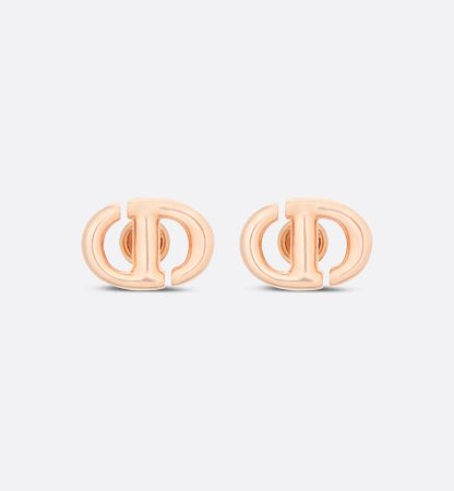 CD Navy Stud Earrings