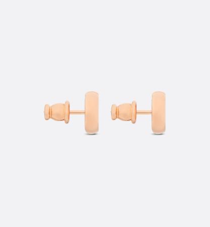 CD Navy Stud Earrings