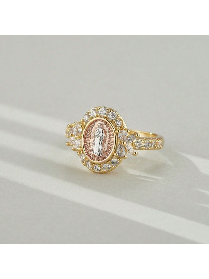 Tri-Color Virgencita Rings