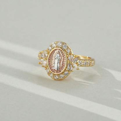 Tri-Color Virgencita Rings