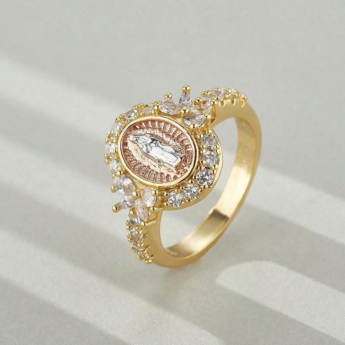 Tri-Color Virgencita Rings