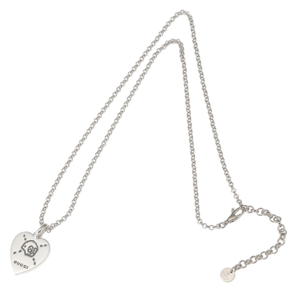 silver Ghost Heart charms-YBG45527200100U
