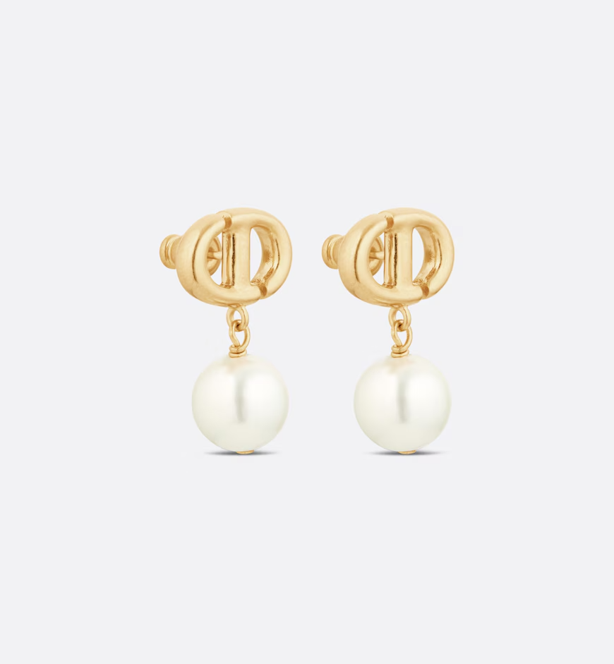 CD Navy Earrings
