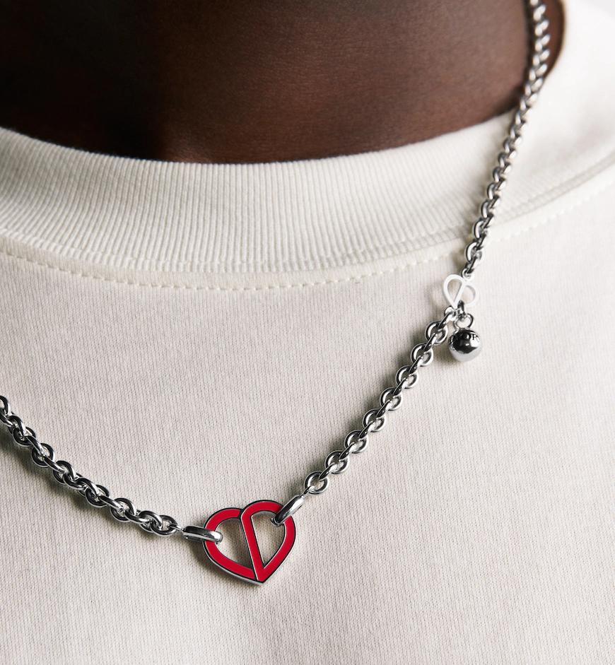 CD Heart Necklace