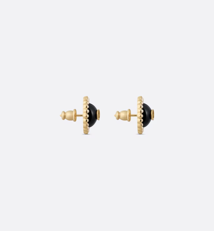 Petit CD Baroque Stud Earrings