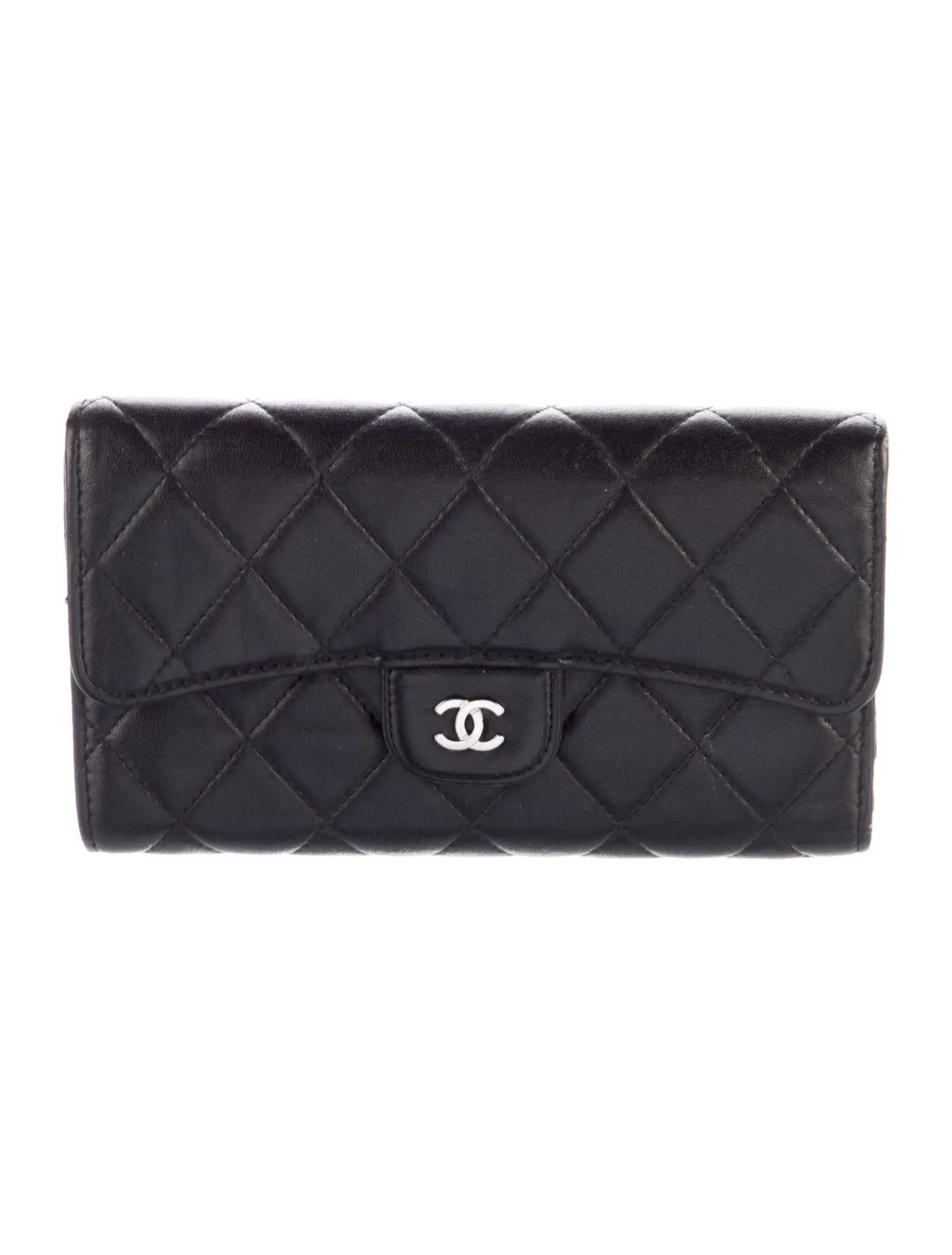 Interlocking Logo Leather Trifold Wallet