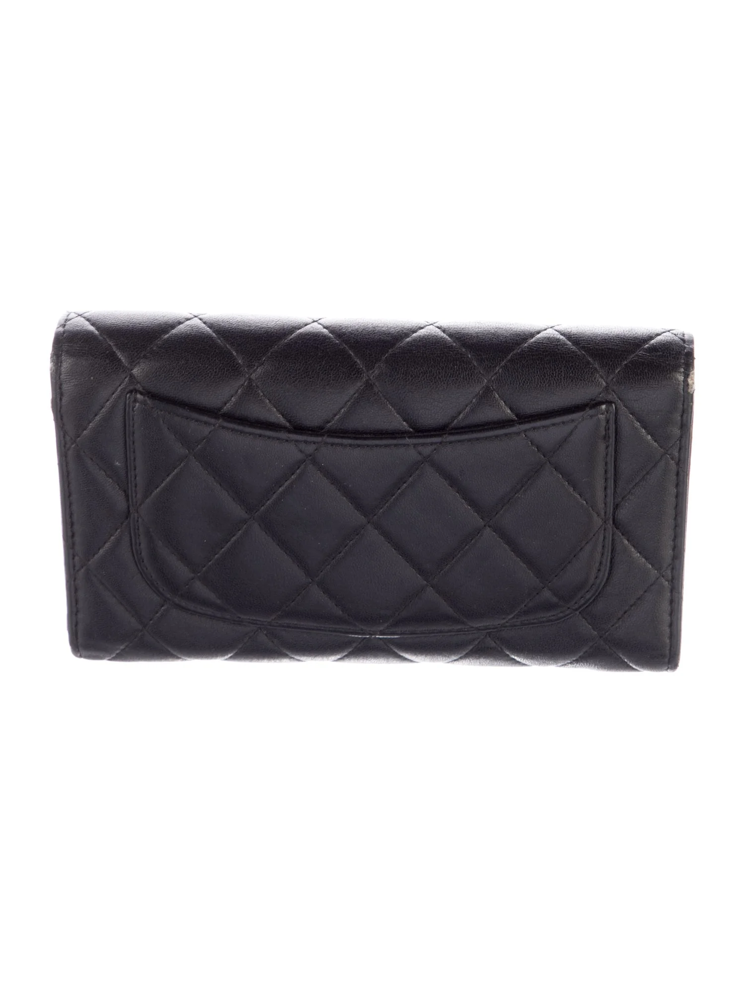 Interlocking Logo Leather Trifold Wallet