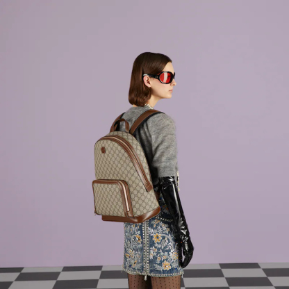 BACKPACK WITH INTERLOCKING G