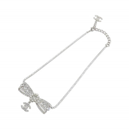 Crystal Bow Necklace Choker 23-24FW