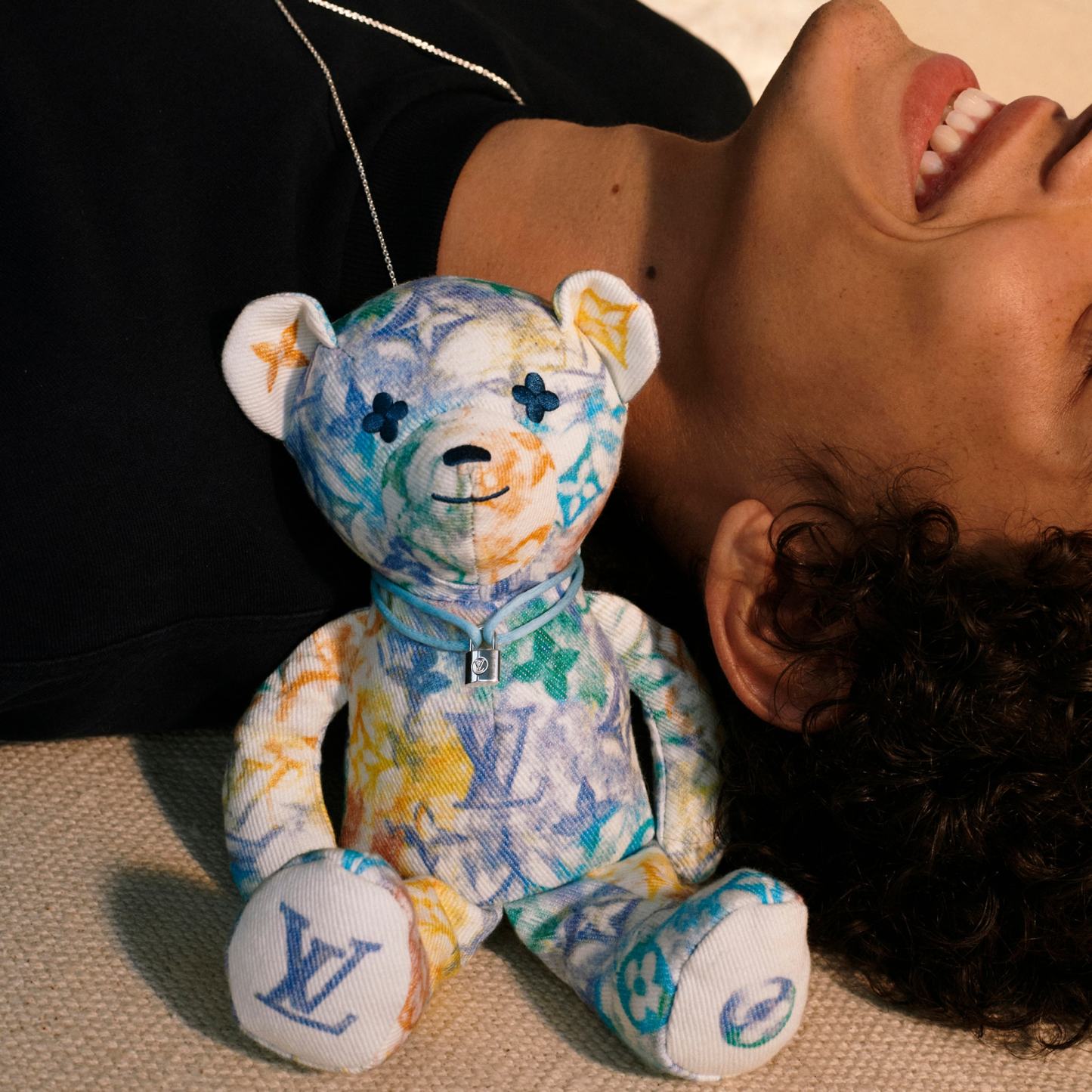 Silver Lockit X Doudou Bracelet, Recycled SiLVer And Organic Cotton Cord