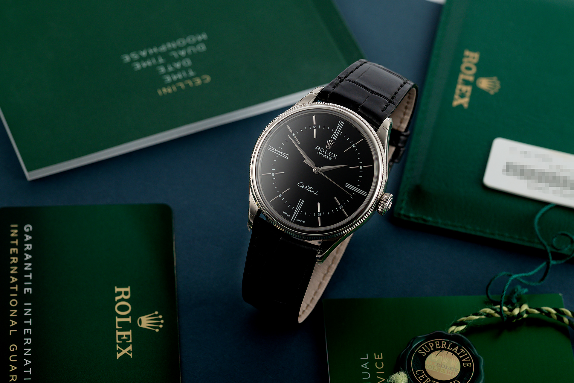 Cellini 39mm 'Brand New' 18ct White Gold