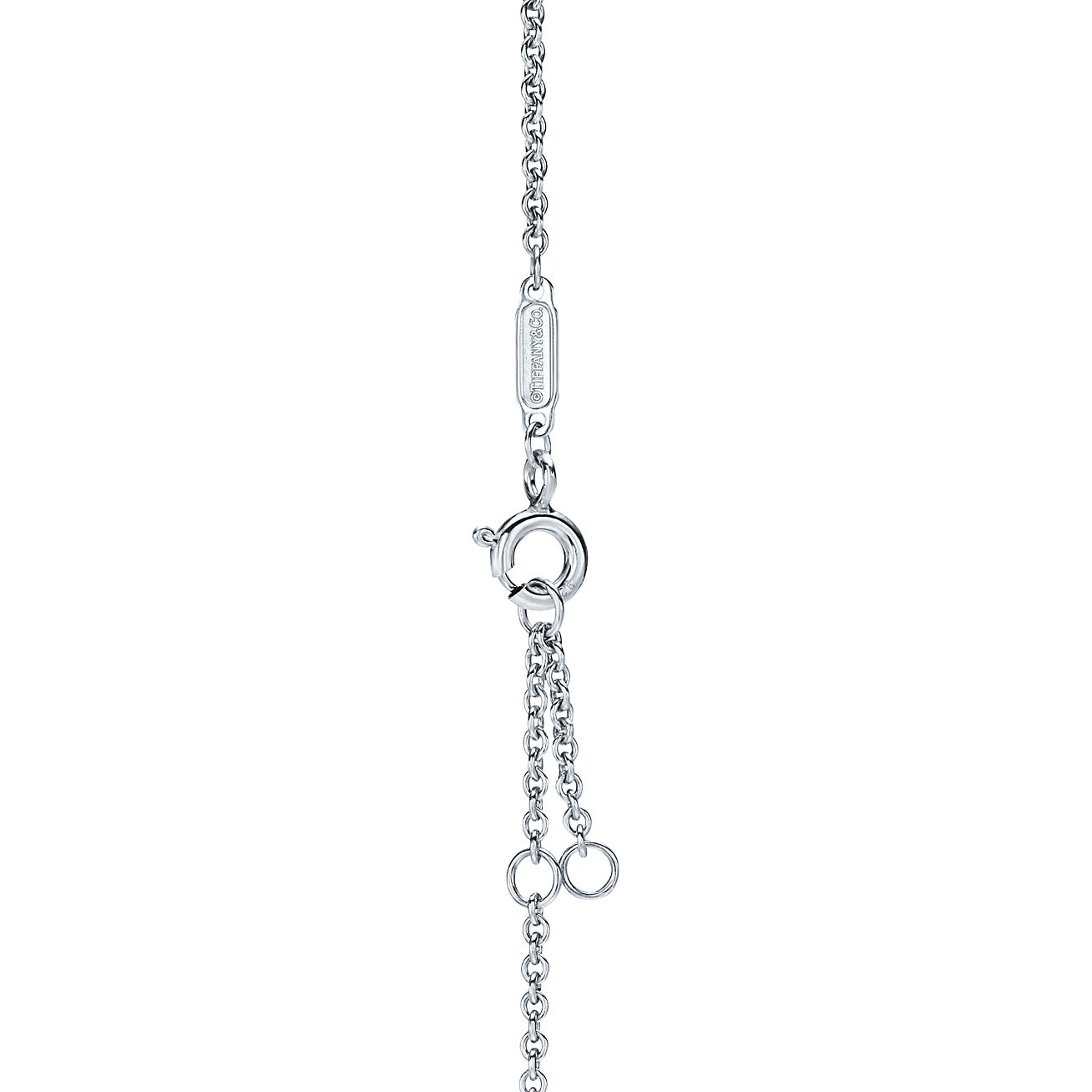 1837庐 Interlocking Circles Chain Bracelet in Silver
