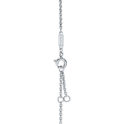 1837庐 Interlocking Circles Chain Bracelet in Silver