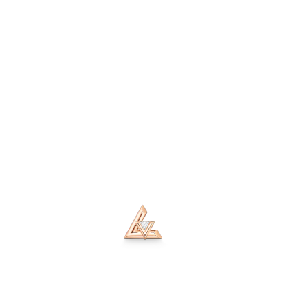 Volt One Stud, Pink Gold And Diamond - Per Unit