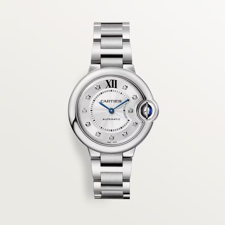 36MM Cartier Ballon Bleu Diamond Dial Steel WE902074